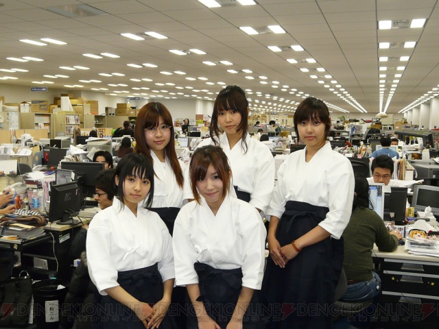 室江高校剣道部メンバーがPSP『バンブーブレード』のPRで編集部にやってきた！