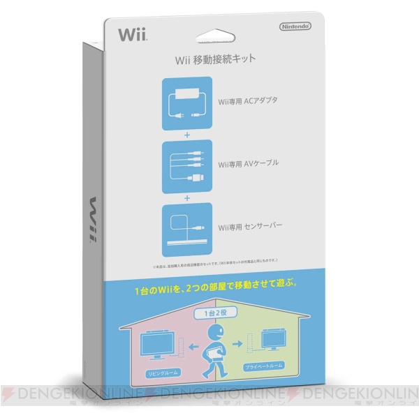 Wiiの周辺アイテム3点をまとめた『Wii移動接続キット』が登場