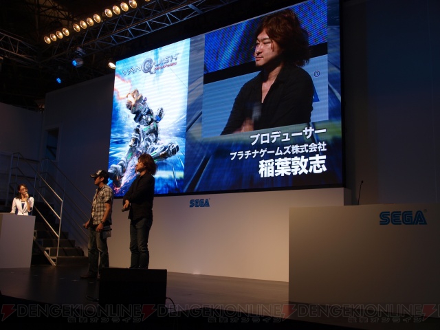 PS3/X360『ヴァンキッシュ』のプレゼンに稲葉敦志さん＆三上真司さんが登壇！