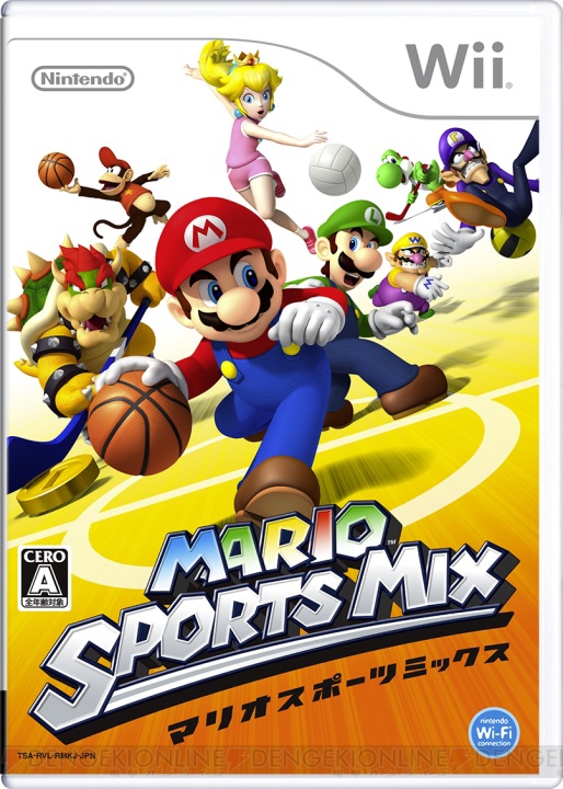マリオの仲間たちと遊ぶ4つのスポーツ!! 『MARIO SPORTS MIX』