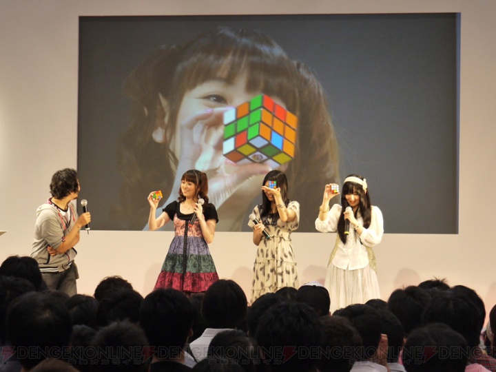 田村ゆかりさん、茅原実里さん、喜多村絵梨さんがクイズに挑戦!! 『C3 －シーキューブ－』放送開始記念ステージの様子をお届け！
