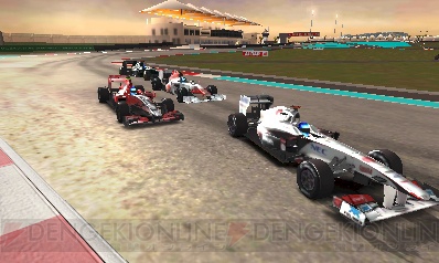 22日に発売される『F1 2011』3DS版の新たなスクリーンショットを掲載