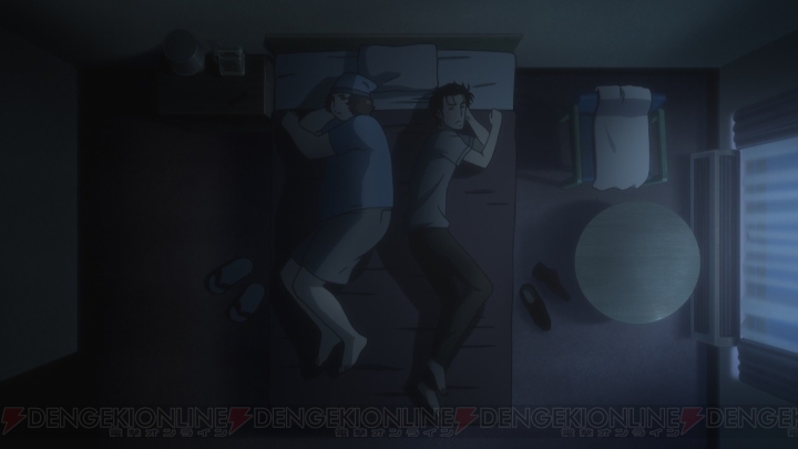 TVアニメ『STEINS；GATE』のBD/DVD第9巻に収録される未放送エピソード“横行跋扈のポリオマニア”の先行カットを掲載