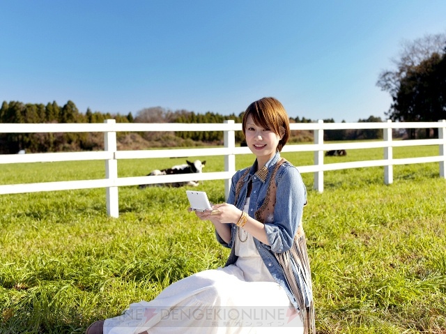 イメージガールの田中美保さんが『牧場物語 はじまりの大地』をプレイ！