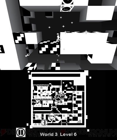新感覚パズルアクションゲーム『シフティングワールド 白と黒の迷宮』のDL版が本日から配信開始