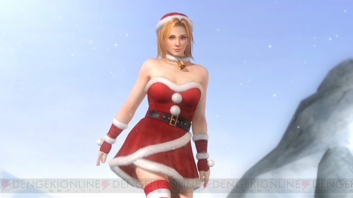 クリスマスシーズンにピッタリのサンタ衣装が『DEAD OR ALIVE 5』DLCで配信