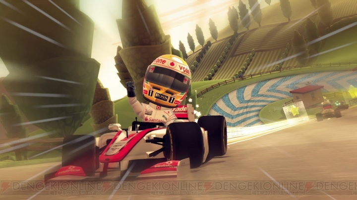 相撲ロボットや恐竜トラックが登場する『F1 RACE STARS』のプレイ映像が公開！ 新スクリーンショットには渋谷のカットも