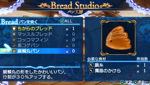 『シャイニング・アーク』発売記念！ ゲームに登場するパンのレシピ解放パスワードが公開に