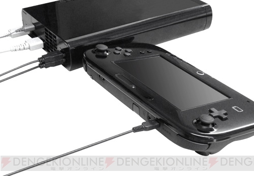 USB2本差しでWii U GamePadを高速充電！ 『CYBER・ダブルUSB充電ケーブル（Wii U GamePad用）』が4月5日に発売