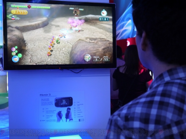 Wii U『ピクミン3』桃ピクミンと岩ピクミンの能力とリモコン操作をプレイレビュー！【E3 2013】