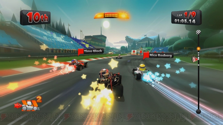 『F1 RACE STARS POWERED UP EDITION』が本日発売！ レースシーンの新着スクリーンショットを掲載